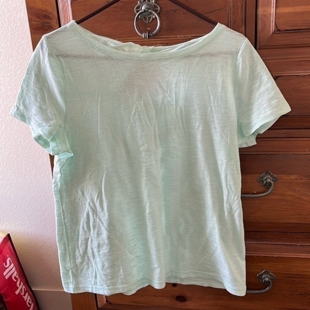 Talbots Women’s Light Green Tee Top Size Large NWOT